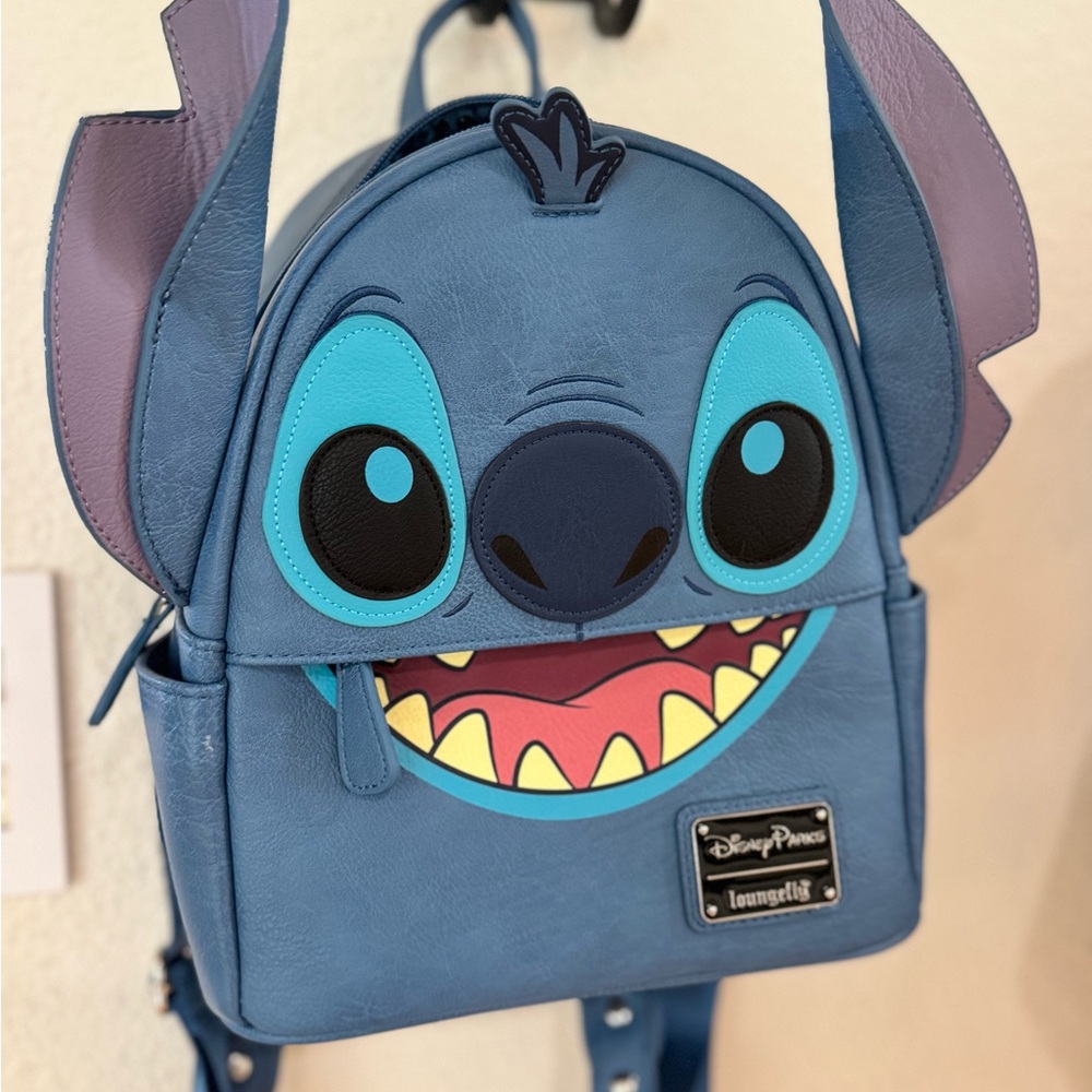 Loungefly Stitch Kids Backpack - Blue